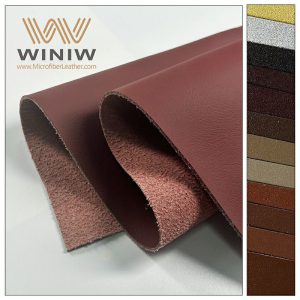 0.4mm Flame Retardant Pu Microfiber Leather For Business Gift Box