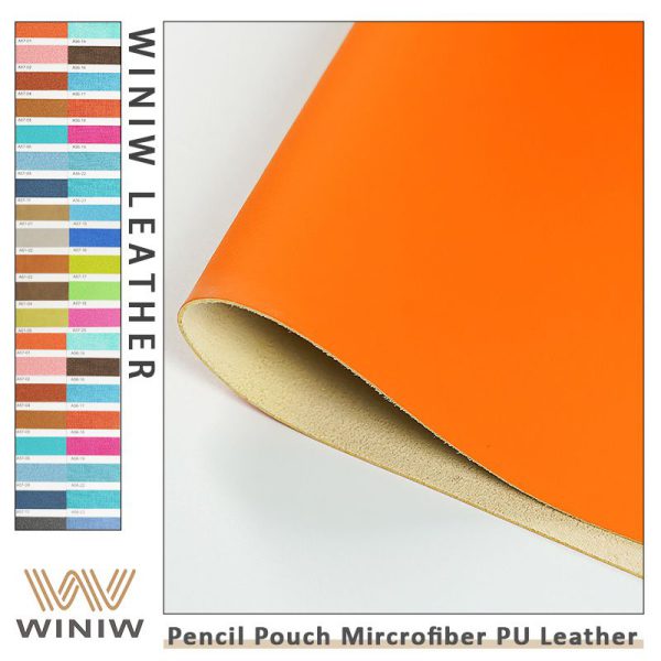 0.5mm Softness And Elasticity Ultra Microfiber Vegan Leather For Pencil Pouch