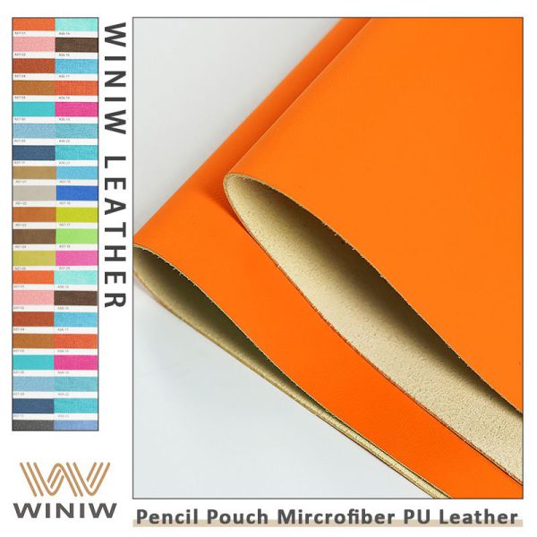 0.5mm Softness And Elasticity Ultra Microfiber Vegan Leather For Pencil Pouch