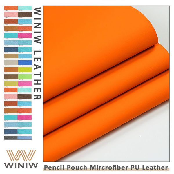 0.5mm Softness And Elasticity Ultra Microfiber Vegan Leather For Pencil Pouch