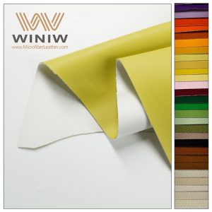 0.6mm Ease Of Processing Fabric PU Leather For Stationery Pouch