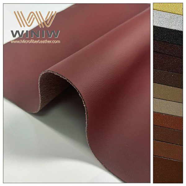 0.6mm Environmental Friendliness Covering Material Microfiber Leather Material