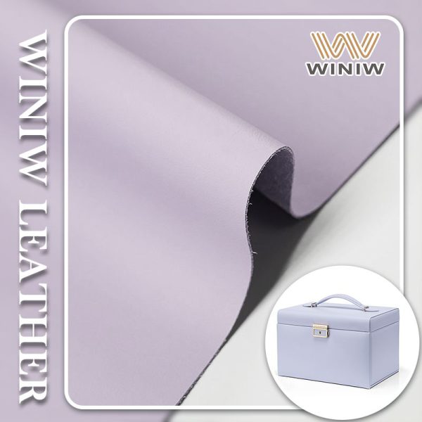 0.6mm Flame Retardant Fashion Pu Leather Packaging Making Material