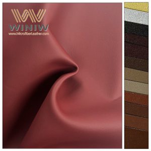 0.6mm Scratch Resistance Glitter Faux Leather Fabric Packaging Material