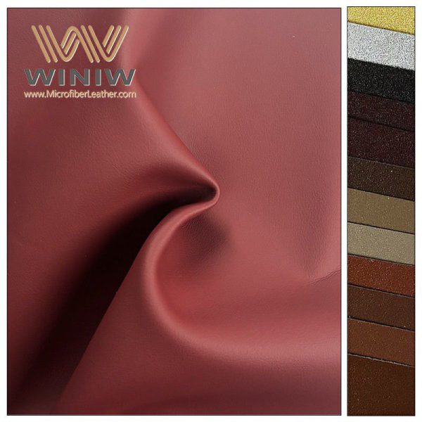 0.6mm Scratch Resistance Glitter Faux Leather Fabric Packaging Material