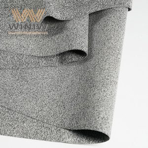 1.0mm Clothing Artificial Microfiber Suede Leather Fabric