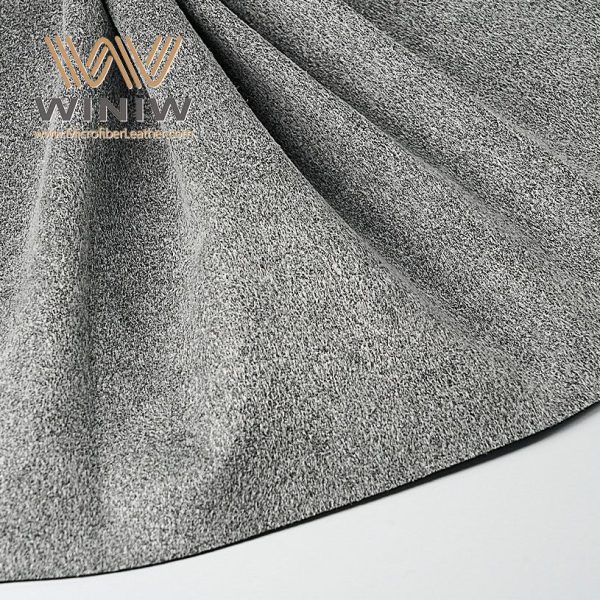 1.0mm Clothing Artificial Microfiber Suede Leather Fabric