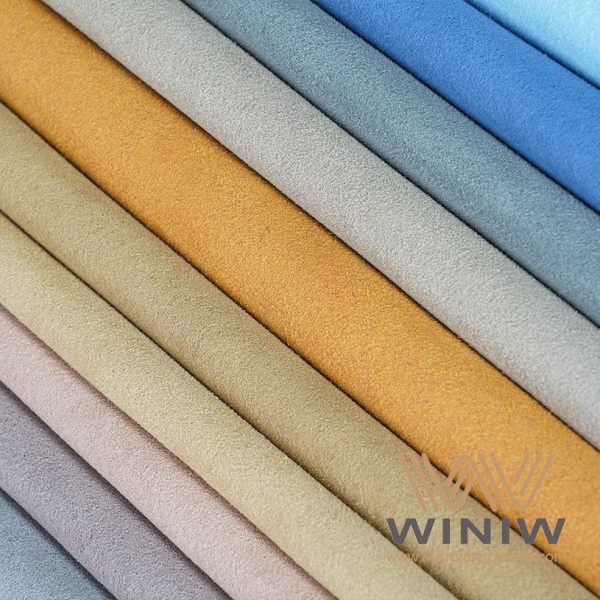 1.6mm Microfiber Suede Ultrasuede Synthetic PU Leather For Orthopedic Shoes