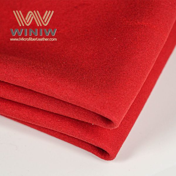 1.6mm Synthetic Suede Microfiber PU Leather Ultrasuede Leather For Shoes