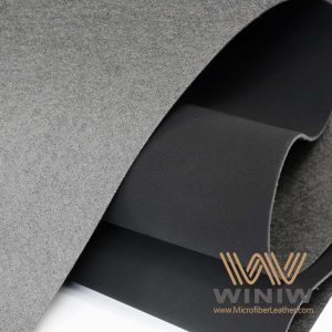1.8mm Black Microsuede Nubuck Artificial Leather Safety Shoes Material