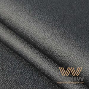 Black Faux Leather Vinyl Fabric Material