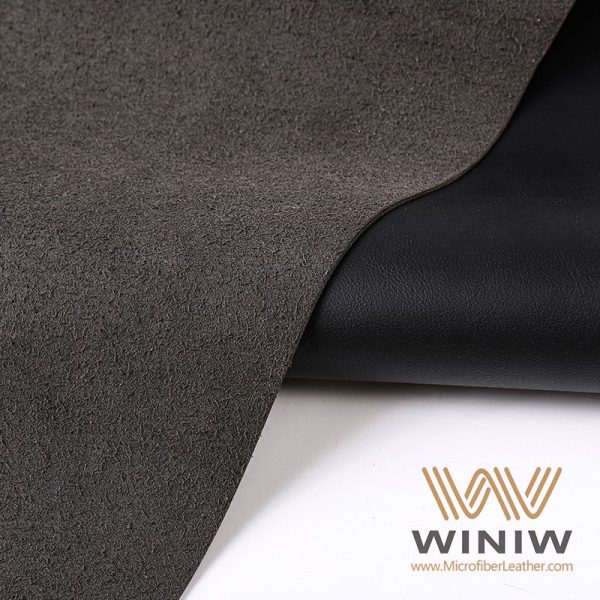 Black Leather Auto Upholstery Vinyl Leather Fabric
