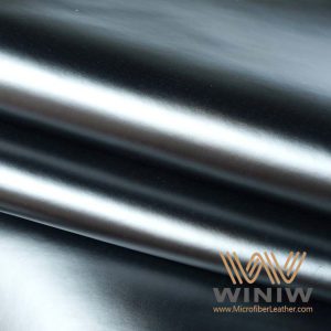 Black Patent Leather Vinyl Fabric For Boots