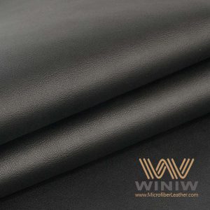 Black Pu Leather Upholstery Fabric Material