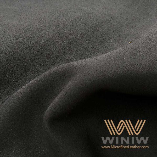 Black Suede Auto Headliner Fabric Material