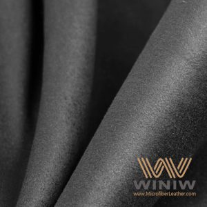 Black Ultra Suede Leather Car Headliner Material