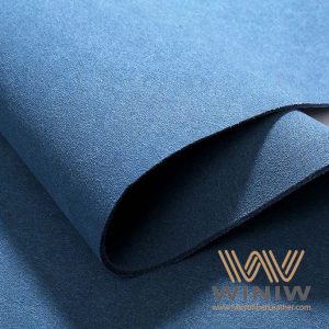 Blue Alcantara Marine Suede Fabric Material