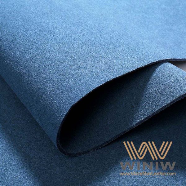 Blue Alcantara Marine Suede Fabric Material