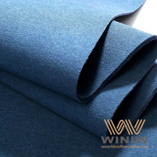 Blue Alcantara Marine Suede Fabric Material