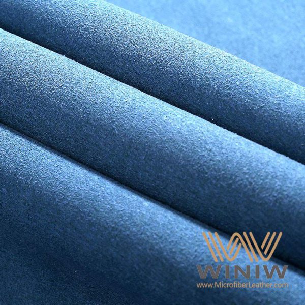 Blue Alcantara Marine Suede Fabric Material