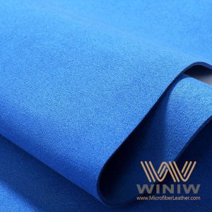 Blue Microsuede Faux Suede Fabric