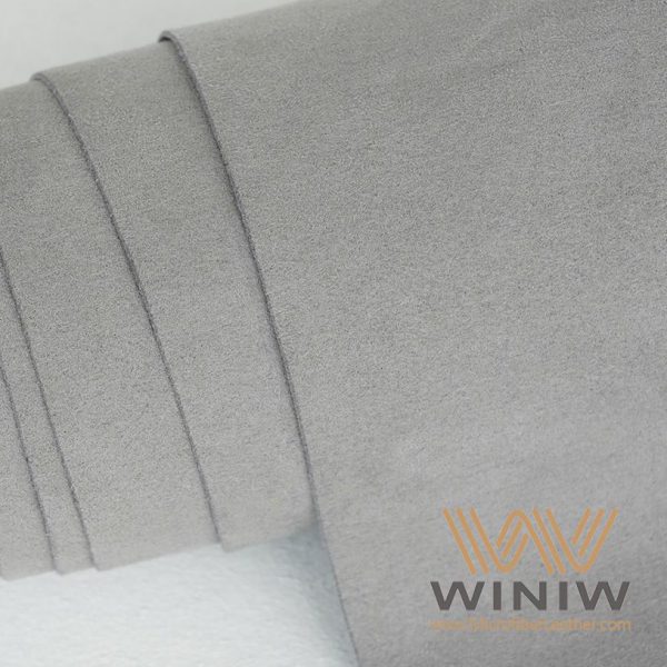Breathable Polyurethane Suede Artificial Leather for Running Shoe Collars