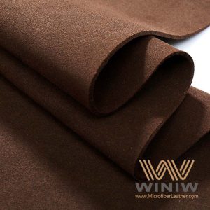 Brown Blush Microsuede Leather Fabric Material