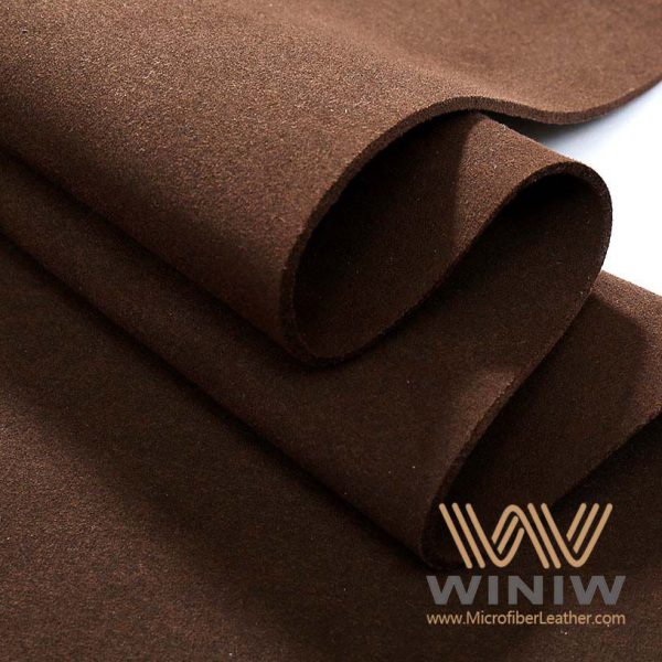 Brown Blush Microsuede Leather Fabric Material