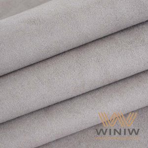 Custom Cream Faux Suede Fabric Material