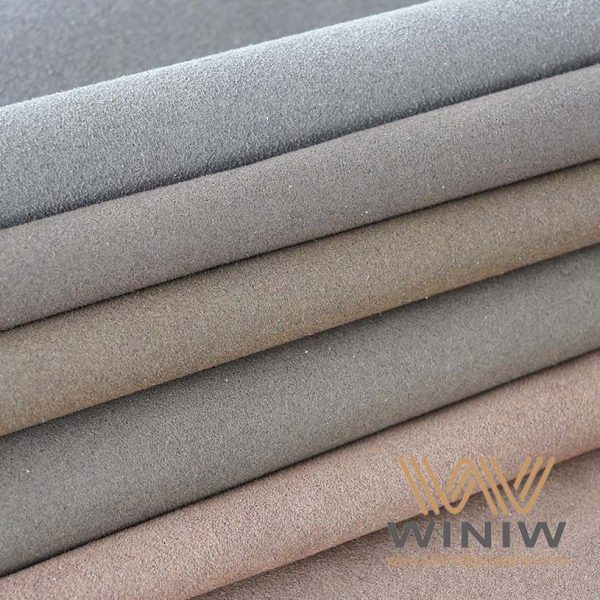Custom Cream Faux Suede Fabric Material