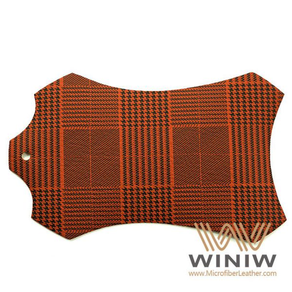 Custom Plaid Automotive Interior Upholstery Fabric