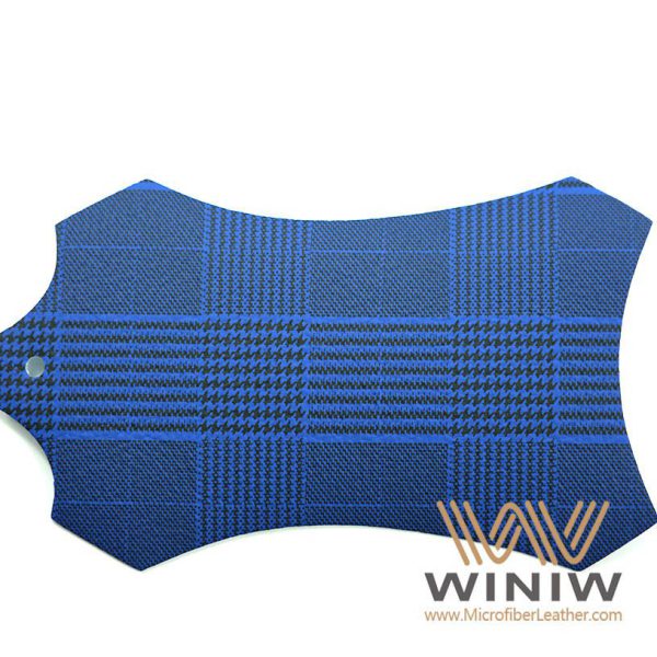 Custom Plaid Automotive Interior Upholstery Fabric