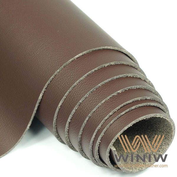 Dark Brown Pu Leather Interior Chair Upholstery Material
