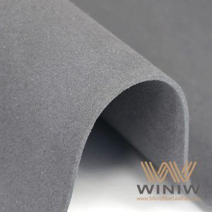 Dark Grey Tweed Upholstery Leather Fabric Material