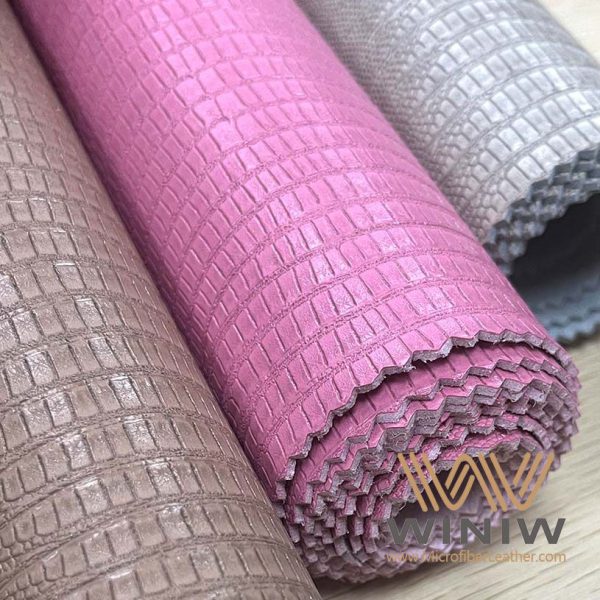 Embossed Crocodile Pu Leather Faux Leather