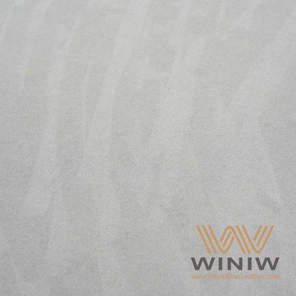 Gray Ultrasuede Full Grain Faux Suede Fabric Material