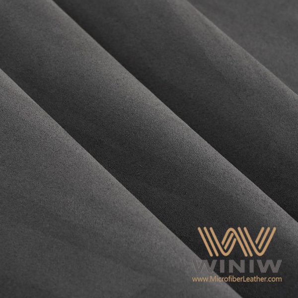 Grey Suede Leather Fabric Material For Sale