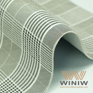 Grey Tartan Plaid Upholstery Fabric