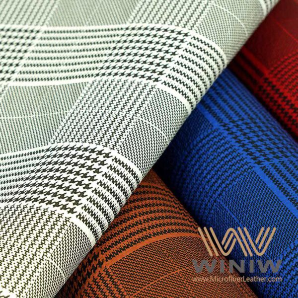 Grey Tartan Plaid Upholstery Fabric