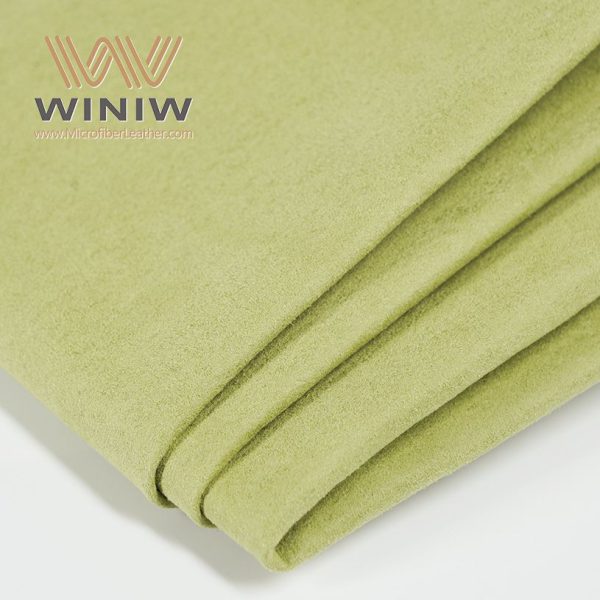 Light Green PU Nubuck Ultrasuede Leather Jewelry Box Material