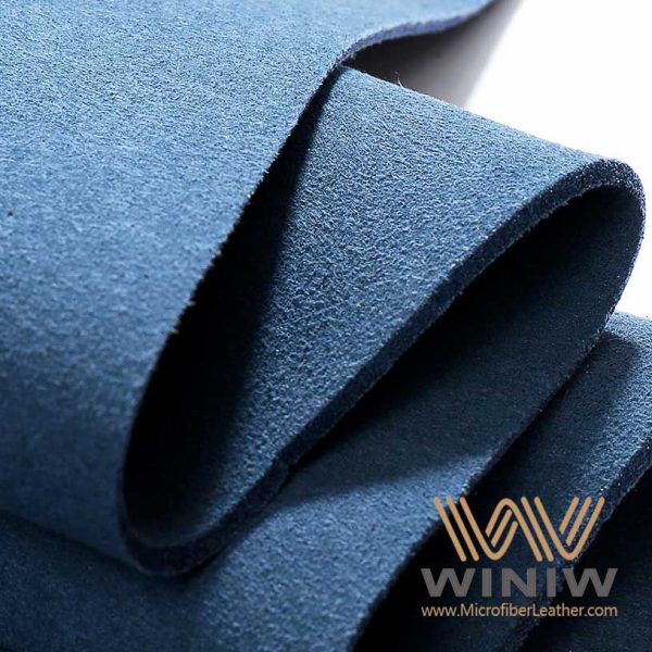 Navy Blue Nappa Suede Fabric Material