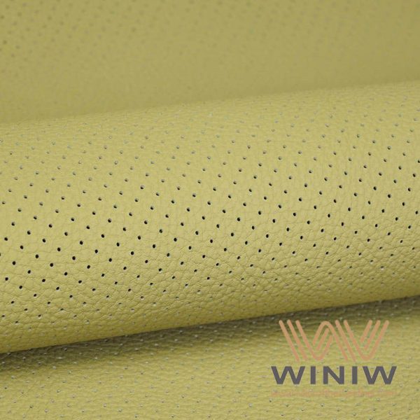 Perforated Auto Leather Interior Upholstery Vinyl Fabric