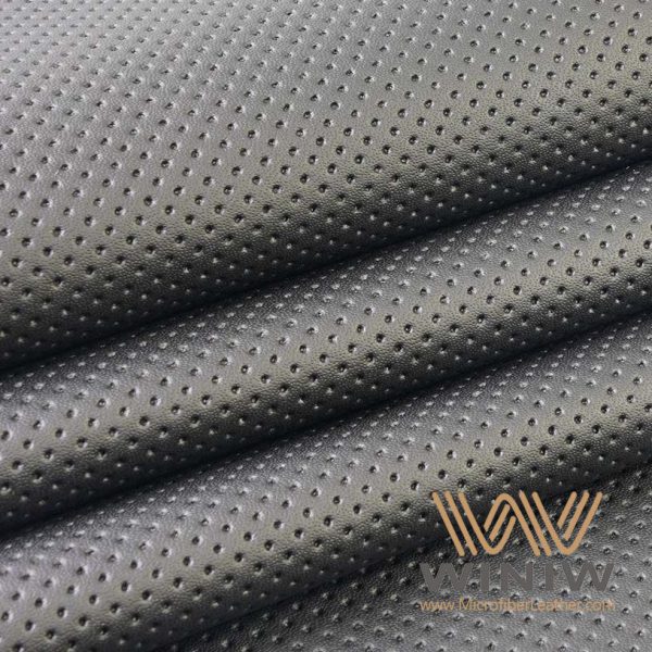 Perforated Automotive Upholstery Material Faux Leather