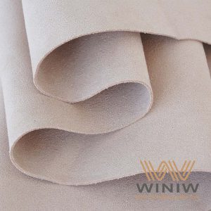 Pink Faux Suede Leather Fabric Material