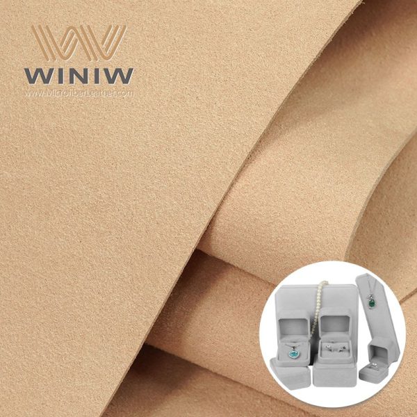 Scratch-resistant PU Microfiber Ultra-suede Leather For Show Case