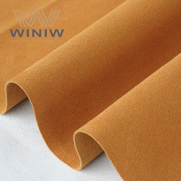 Scratch-Resistant Suede-Finish Microfiber Leather for Electronics Factory Safety Shoes