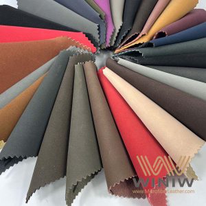 Soft Synthetic Nubuck Faux Leather Shoes Material