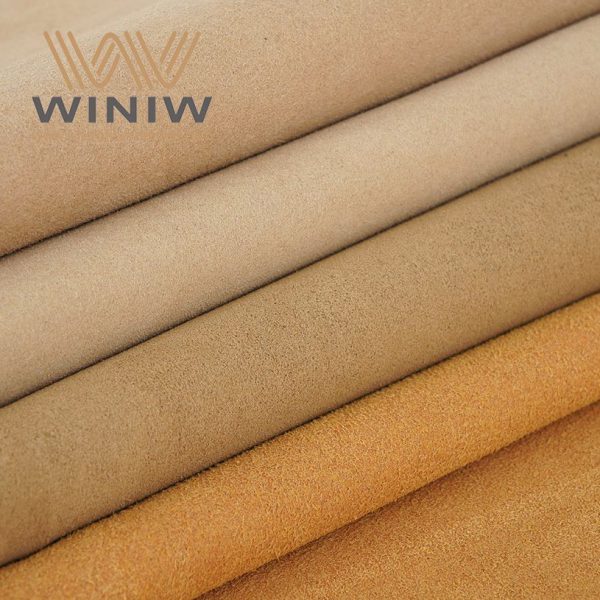 Static-Dissipative Suede-Finish Microfiber Leather for Electronics Plant Safety Shoes