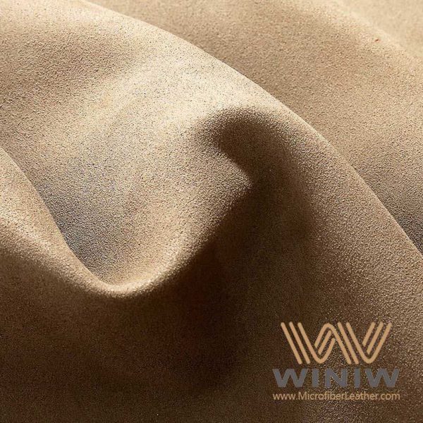 Water-Repellent Microfiber Suede Faux Leather for Casual Shoe Uppers