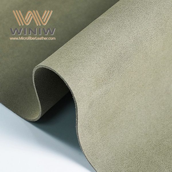 Wear-Resistant Synthetic Nubuck Leather for Commercial Lounge Sofas